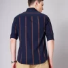 Over Size Shirt Men Light Blue Shirt - Image 3