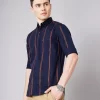 Over Size Shirt Men Light Blue Shirt - Image 4